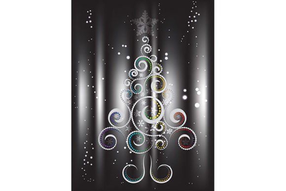 Card with Decorative Christmas Tree: Festive Illustrations Review