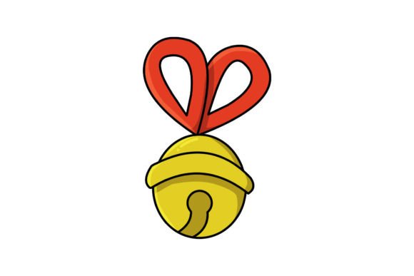 Christmas Bell Icon Vector Illustrations for Festive Blog Graphics