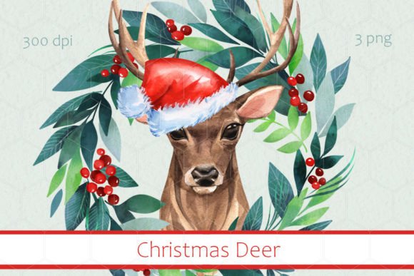 Christmas Deer Clipart: Essential Illustrations for Sellers