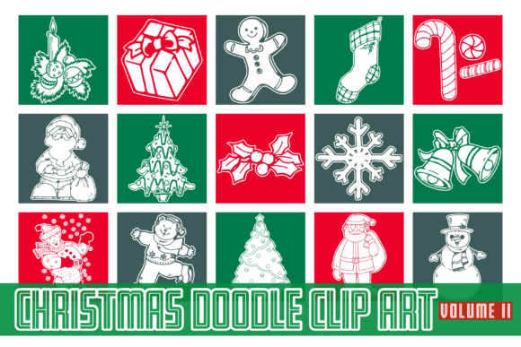 Christmas Doodle Clip Art Volume II: Illustrations Review