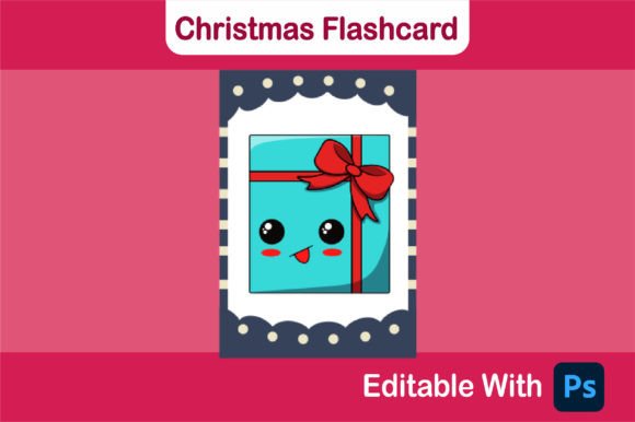 Christmas Flashcard - Gift Mocking: Festive Illustrations