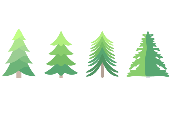 Christmas Tree Desain: Fresh Illustrations for Holiday Blogs