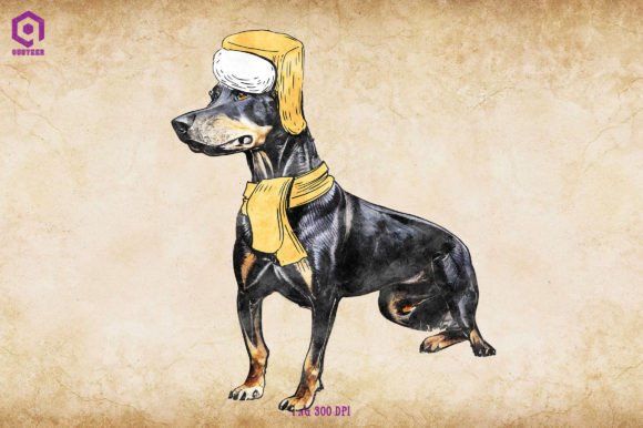 Doberman Cozy Christmas: Warm Illustrations for Holiday Brands
