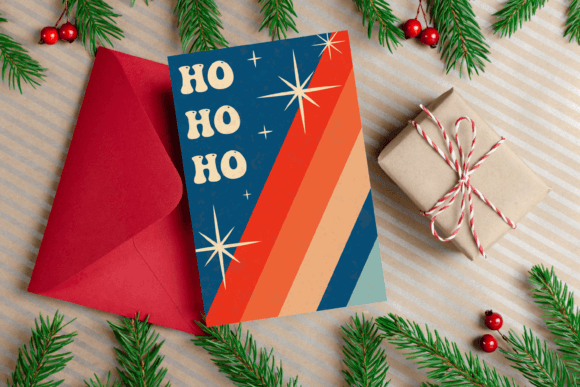 Groove Christmas Card: Festive Illustrations for Crafts