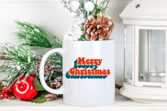 Merry Christmas Inscription: Premium Illustrations for Festive Blogs