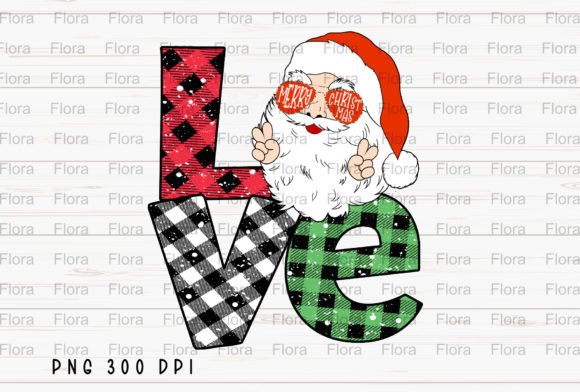 Merry Christmas Santa Claus Love PNG: Festive Illustrations