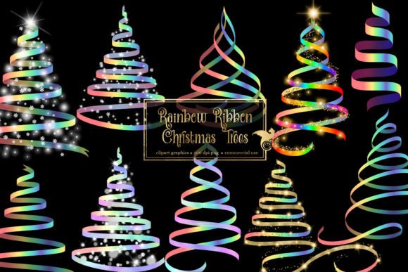 Rainbow Ribbon Christmas Trees: A Designer's Review