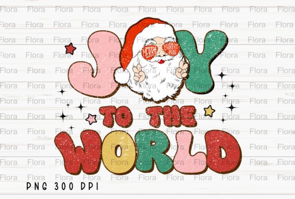 Retro Joy Santa PNG: Festive Illustrations for Design