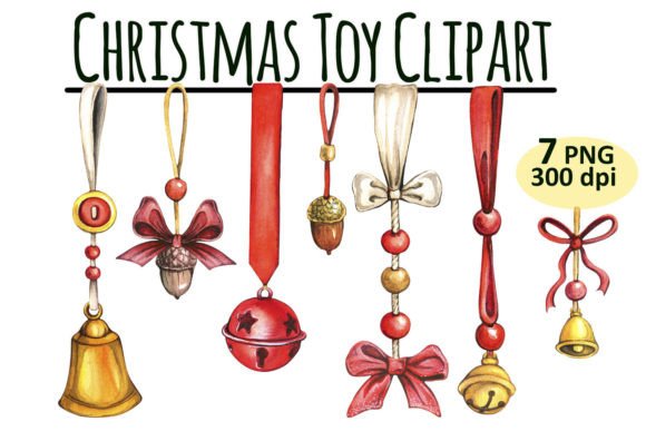 Review: Christmas Tree Toy Clipart PNG Set for Embroidery
