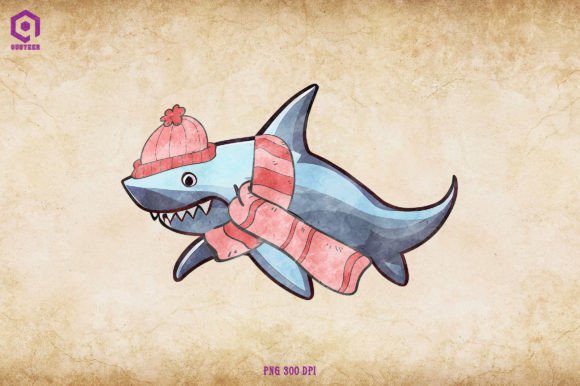 Shark Cozy Christmas Illustrations Review